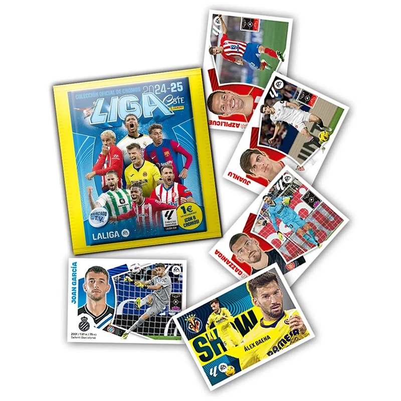 2024-2025 بانيني دوري كرة القدم مجموعة ألبوم ملصق لاعب الكرة Mbappe Yamal بطاقة محدودة