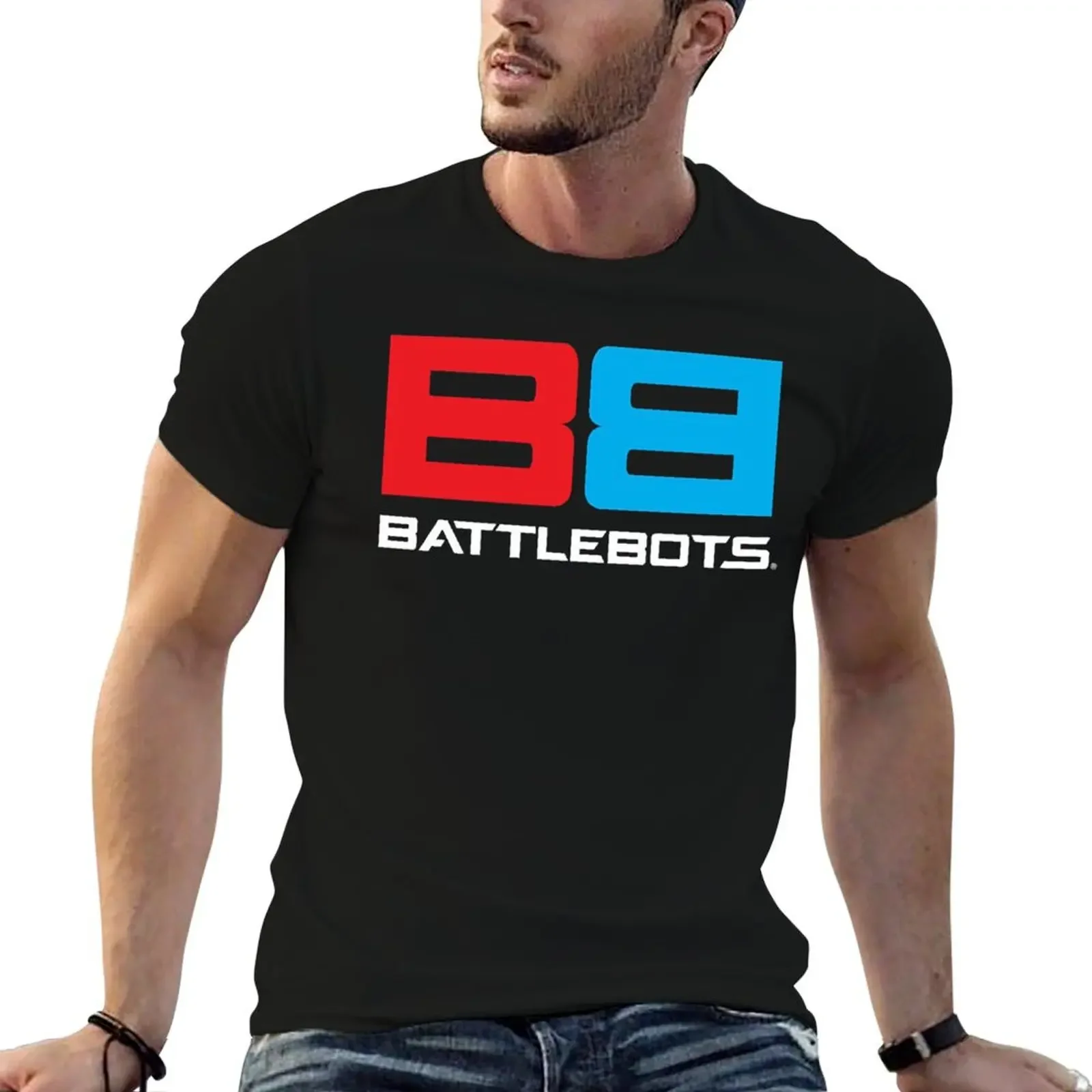 

BATTLEBOTS T-Shirt oversized graphic tee vintage clothes men workout shirt