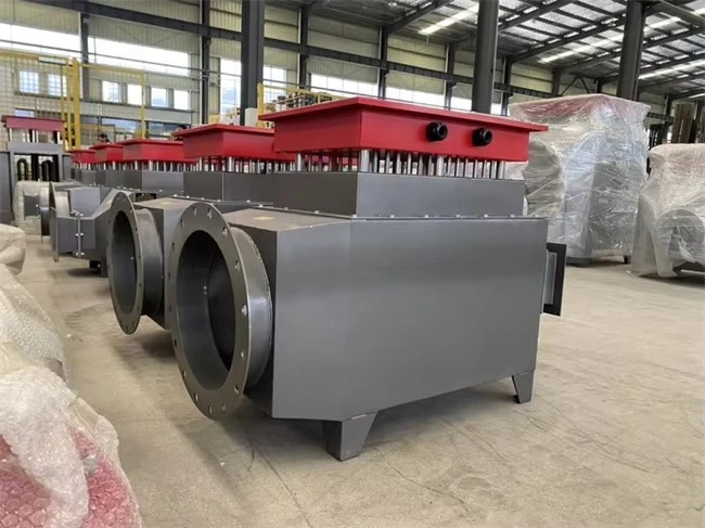 Calentador de aire eléctrico controlado por WiFi I para ganado Barnsntelligent 48kw Sistema de calefacción agrícola -