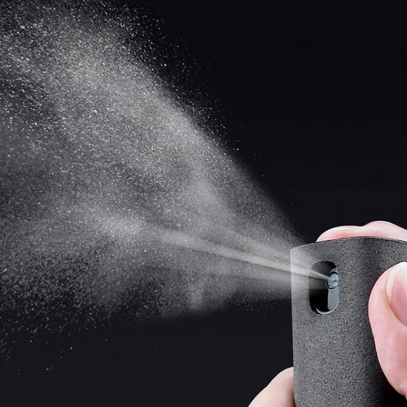 2 In 1 Phone Screen Cleaner Spray Glass Computer Screen Dust Removal Microfiber Cloth Set Cleaning Artifact No Cleaning Liquid