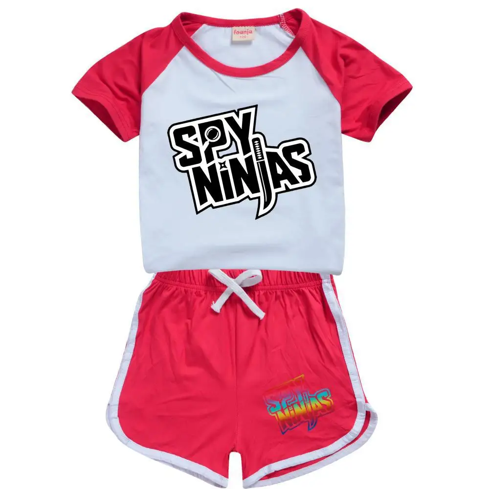 

Kids Clothes Summer Baby Girls T shirt Pants Set Boys Casual Short Tops Suit toddler Children pajamas clothes888