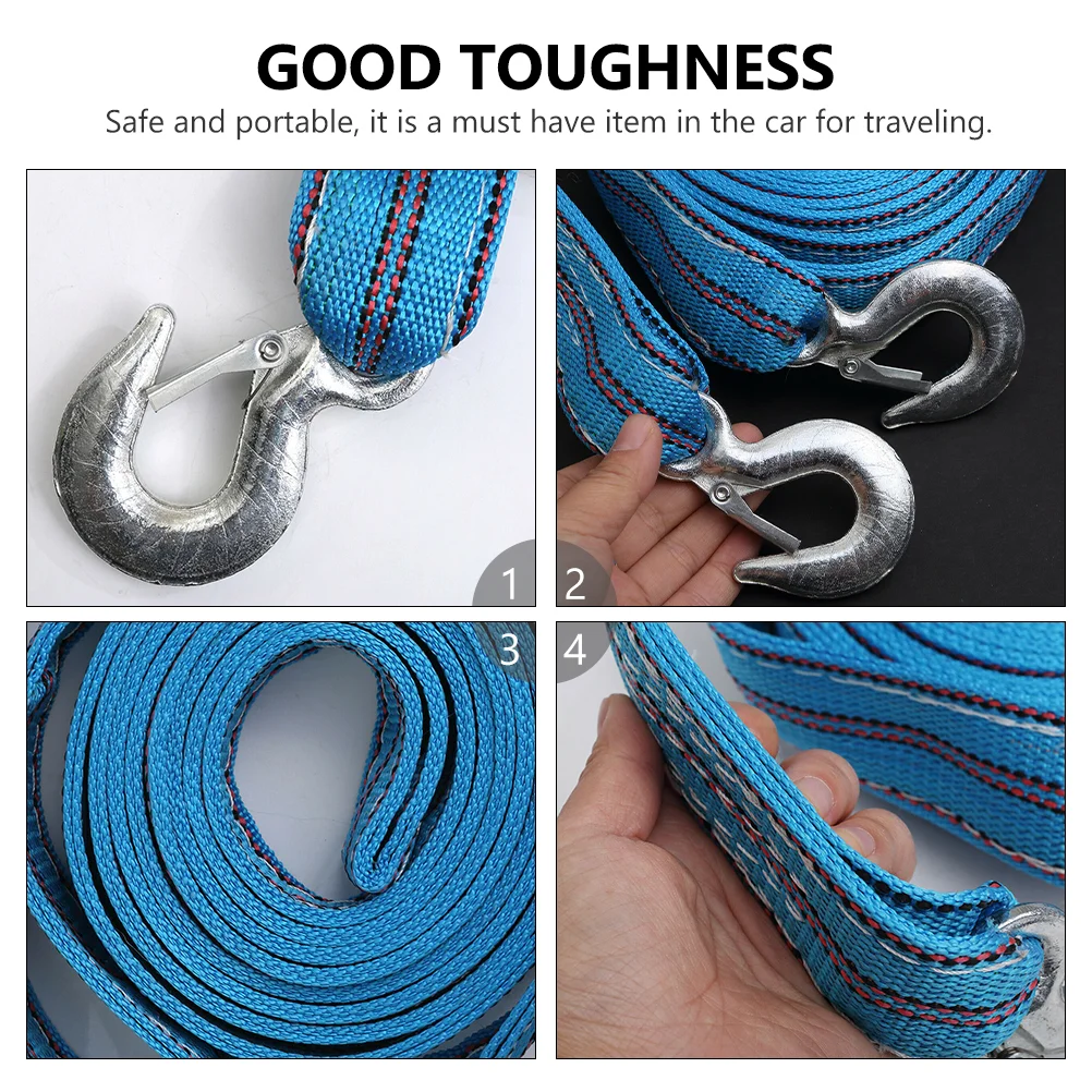 Rescue Hand Holding Rope Car Pull off Road Trailer Strap Recovery Straps Hitches Tow