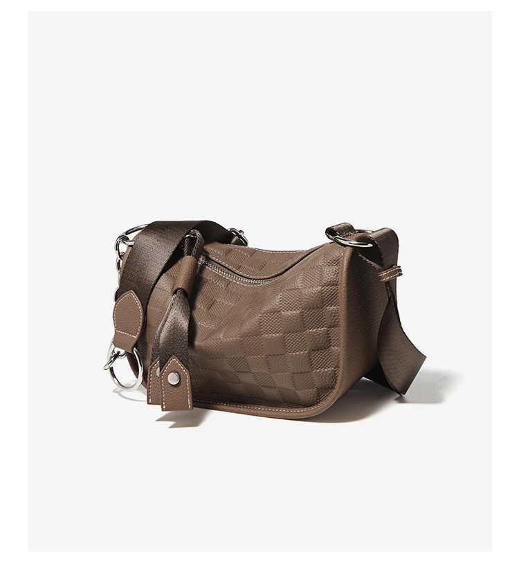 FOXER Damen Leder Sling Umhängetasche Mädchen Kleine Umhängetasche Handtasche – Detail 11