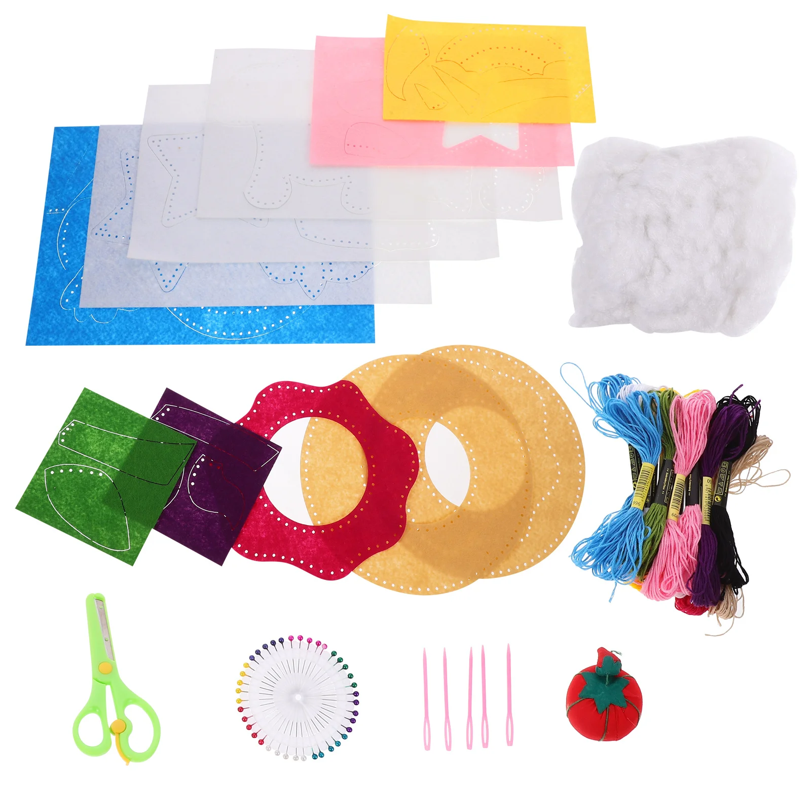 

1Set Felt Sewing Kit for Kids DIY Unicorn Crafts Adorable Animals Home Decor Gifts Kids Sewing Crafts Animal Knitting Kit