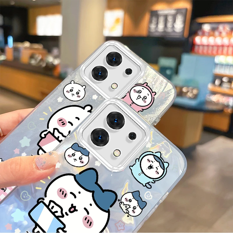 Cute J-Jiyikawas Cartoon Phone Case for Redmi Note13 12 11 10 9 ProPlus 13C 12C 10C 9C A2 A1 Gradient Hard Shockproof Back Cover image 5