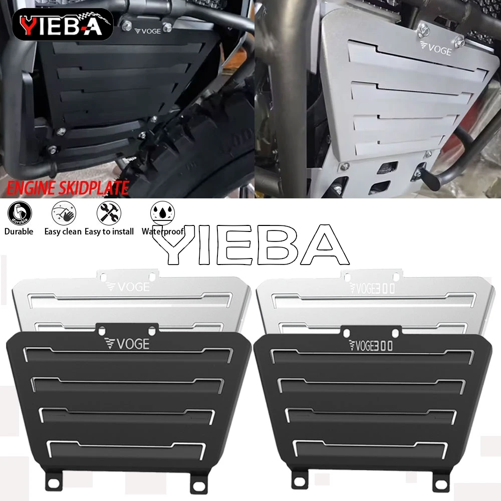 

Engine Skid Plate Crap Flap Cover Protection Motorcycle Accessories For Loncin VOGE 300 Rally 300 2023 - 2025 300Rally RALLY300
