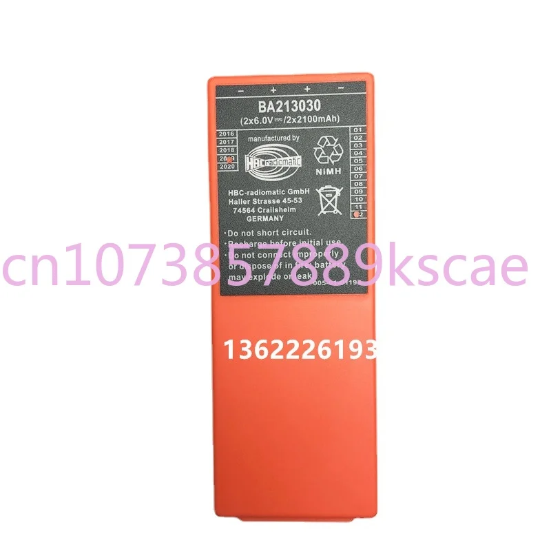 HBC Remote Control Battery Ba213030 Charger Qa115600 Bridge Crane Driving Assembling Machine Shield Machine