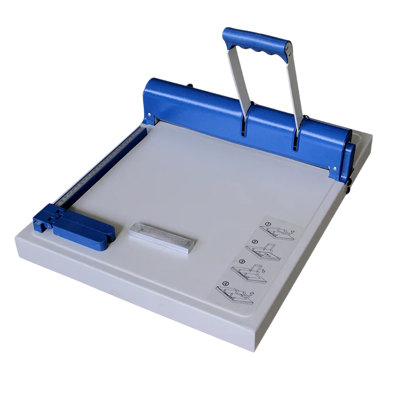 WD-340Y Desktop A4 Size 340mm Manual Paper Indentation Machine, Single and Double Indentation for Paper Processing