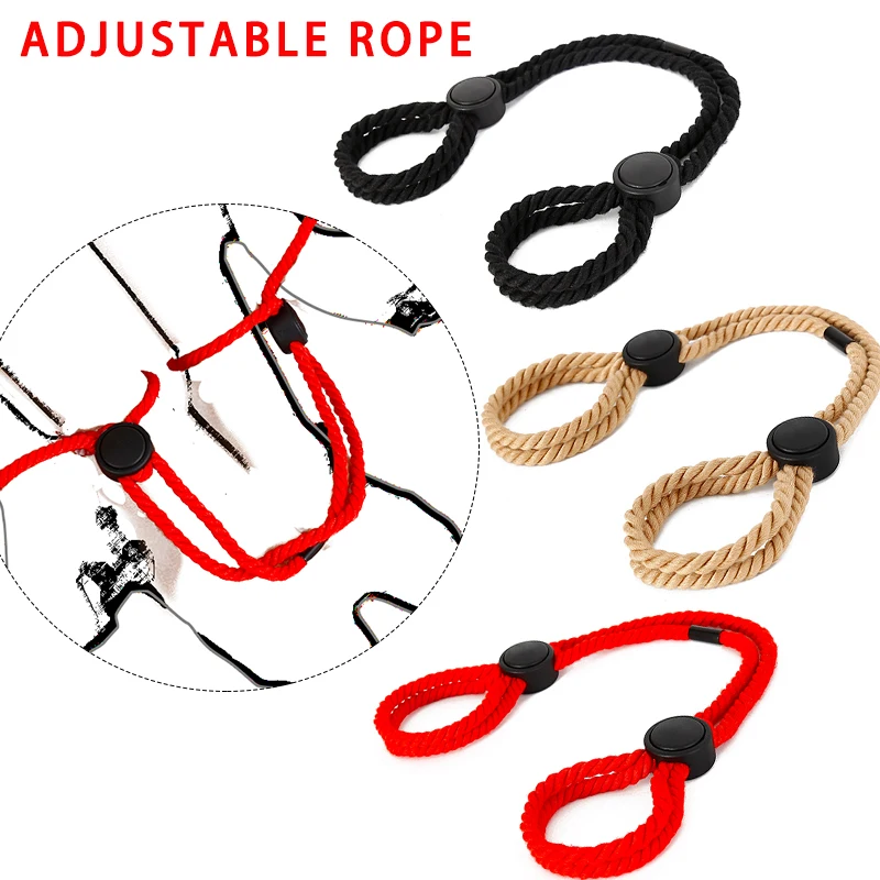 Rope Handcuffs Adjustable SM Restraints Erotic Self Bondage Slave Esposas Fantasía BDSM Cuffs Adult Sex Toy Fetish Hand Shackles