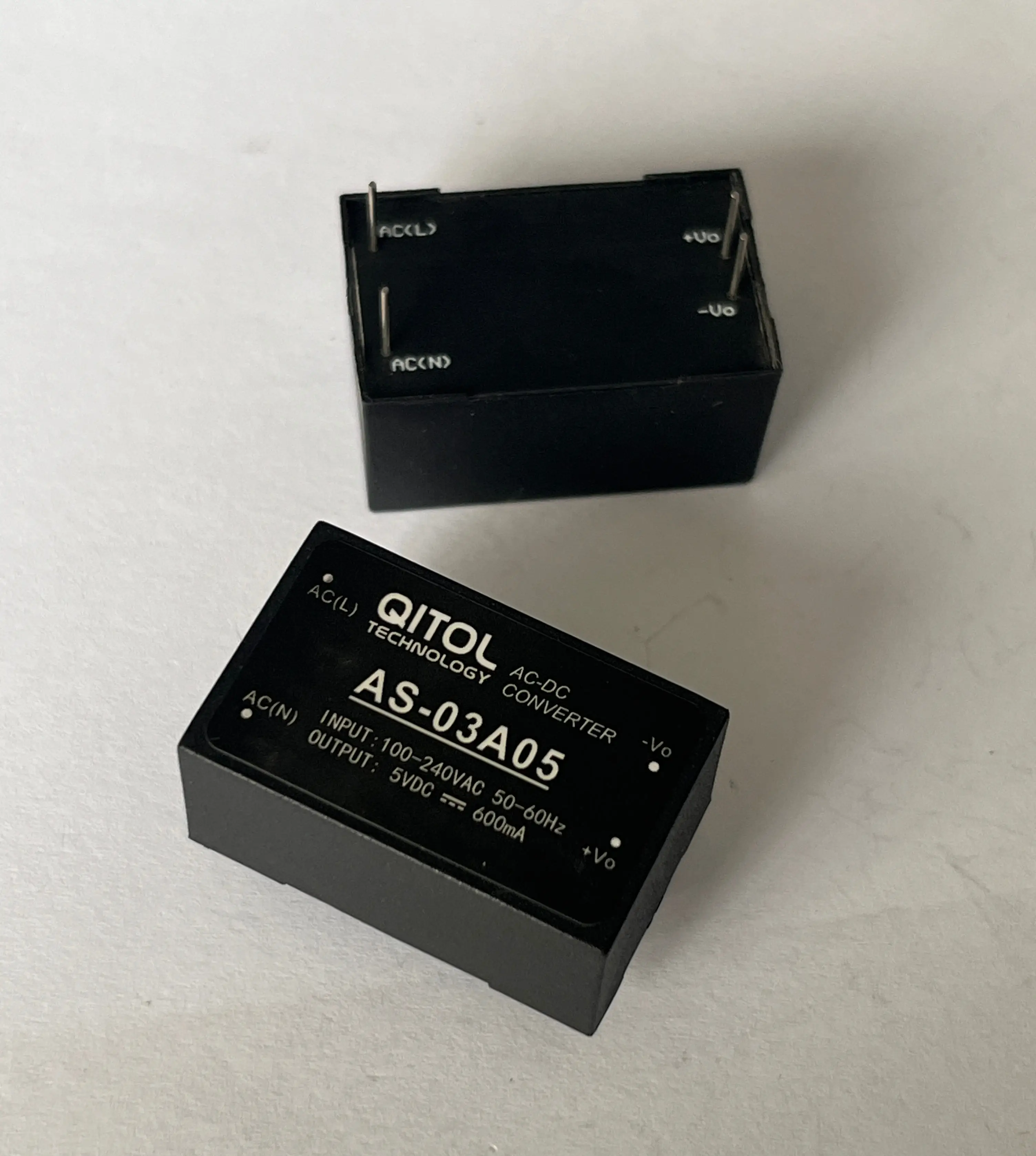 3 واط AS-03A05 محول طاقة AC-DC تنحى 220 فولت إلى 5 فولت 600mA وحدة للمكونات الإلكترونية