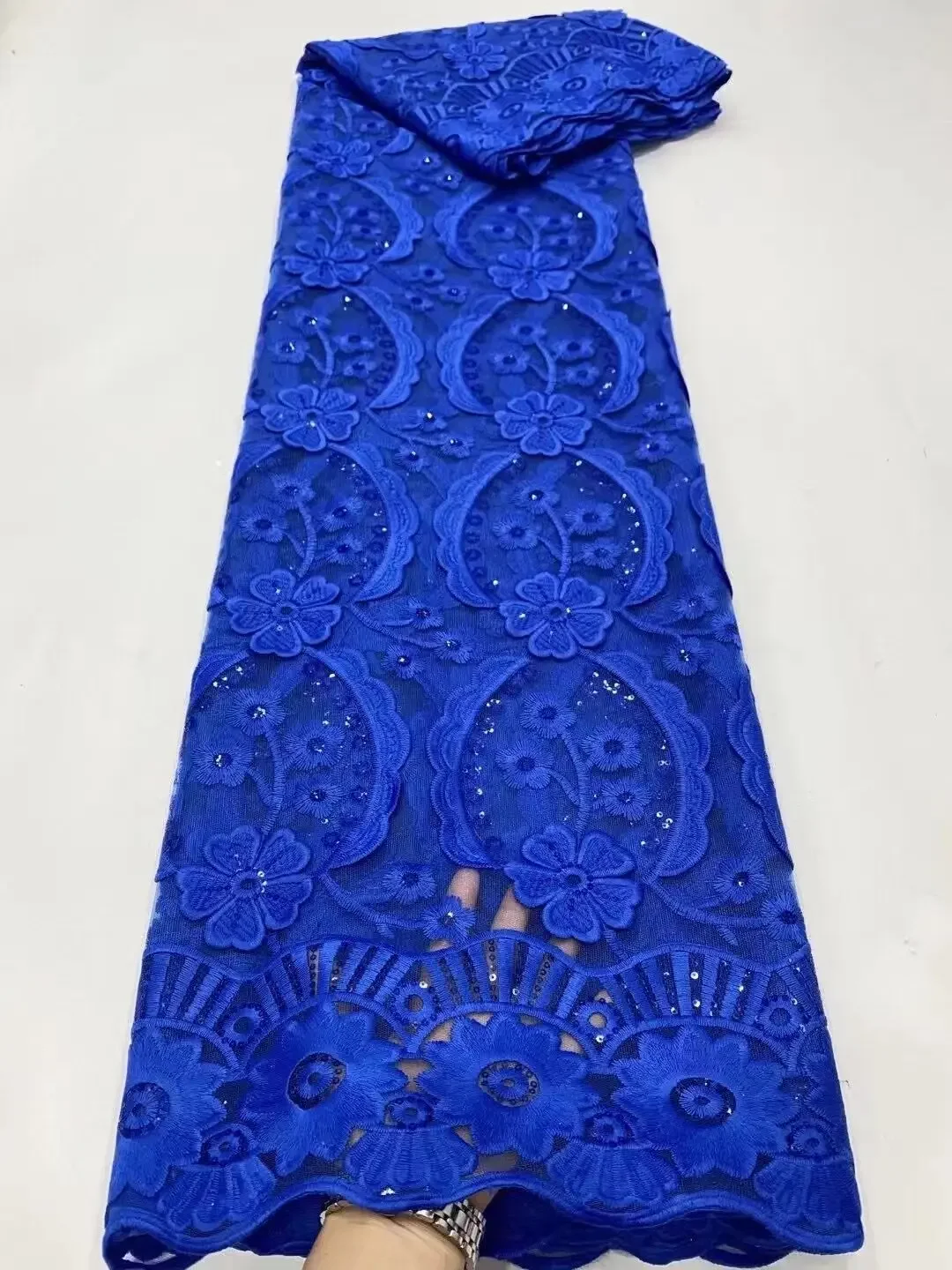 

High Quality Nigerian Swiss Voile Net Lace African Hand Cut Hole Lace Fabric Organza Lace For Party Wedding Dress