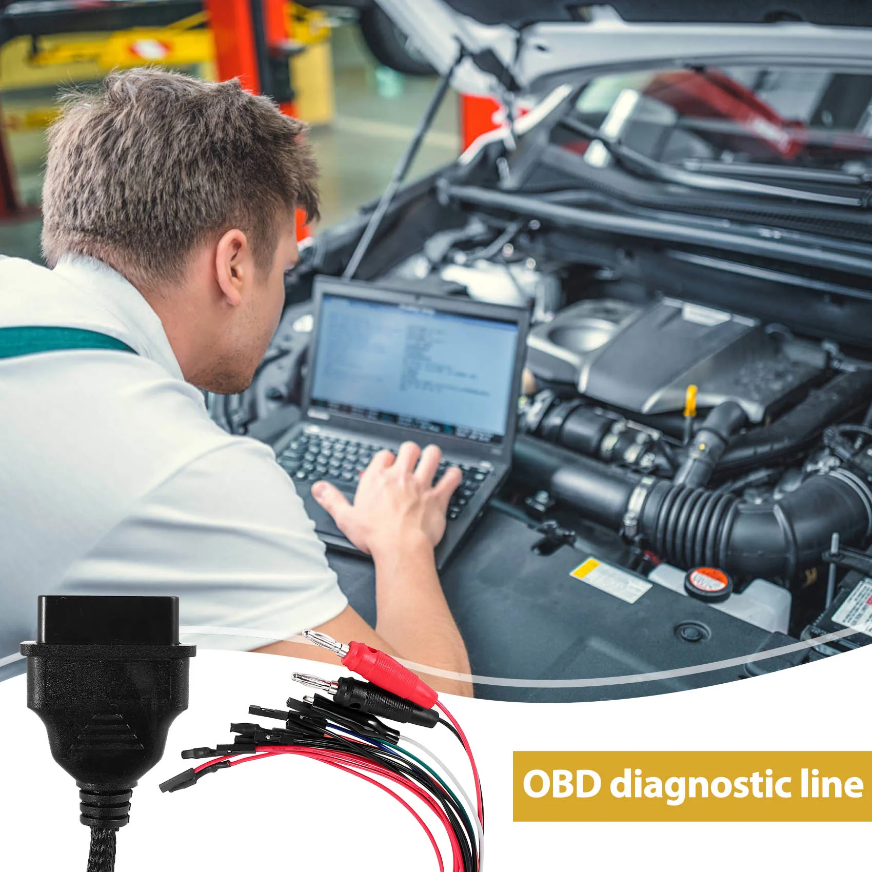 Câble Tricore de Voiture MPPS V18 Version V18.12.3.8, Pigments ECU, Multi-Connecteurs OBD 16PIN, Pinout de Banc