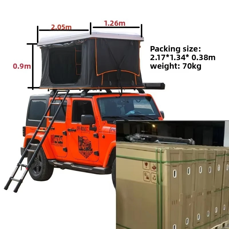 Outdoor Car Roof Hard Top Tent Factory Direct Sales Foldable ABS Car Tent