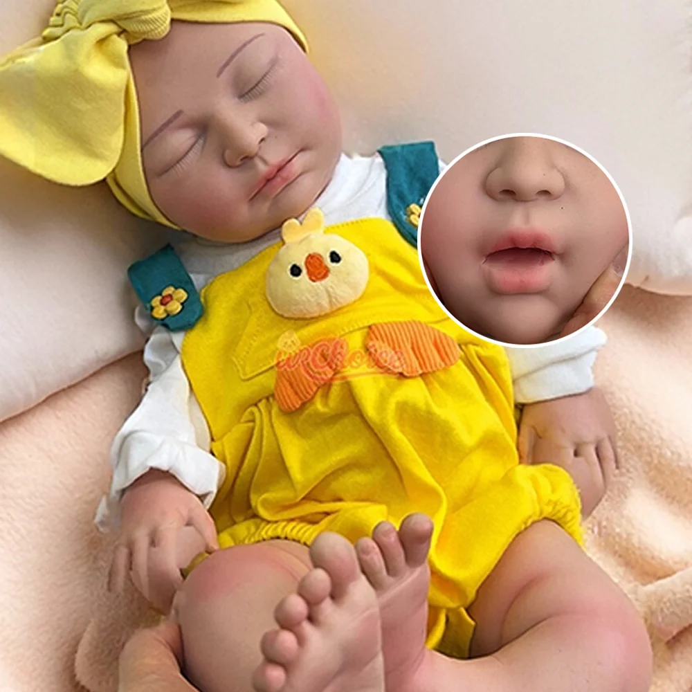 ตุ๊กตาเด็กทารกสเปนน่ารัก ขนาด 22 นิ้ว ทำจากซิลิโคนนุ่ม งานแฮนด์เมด สำหรับศิลปิน ของขวัญเซอร์ไพรส์คริสต์มาส