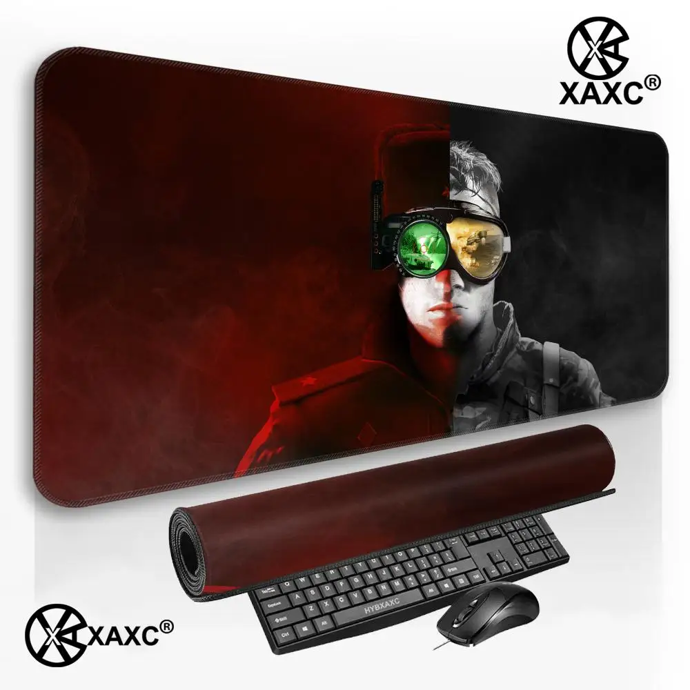 Anime C-Command And C-Conquer Mouse Pad Large Keyboard Desk Pad XXL Non-Slip Rubber Gaming Mouse Pad Laptop Mouse Carpet HYBXXC