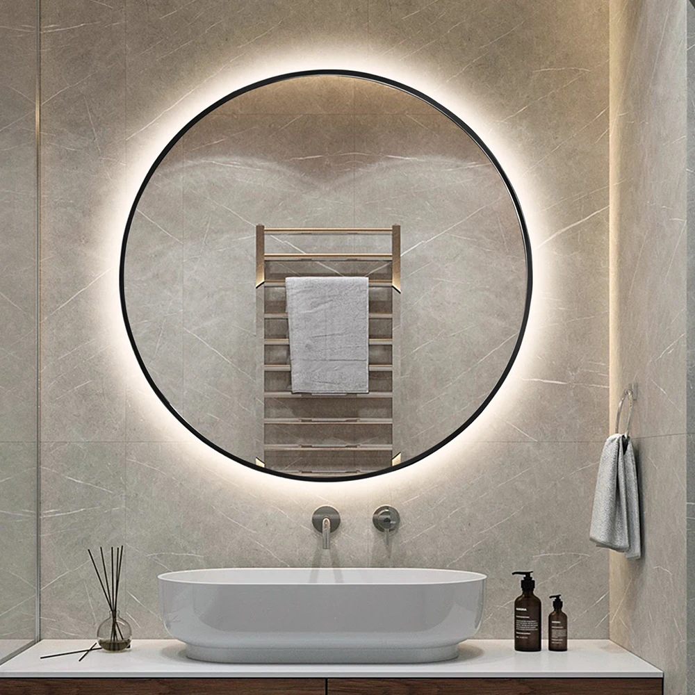 Round Anti-Fog LED Bathroom 3000K-6000K Vanity