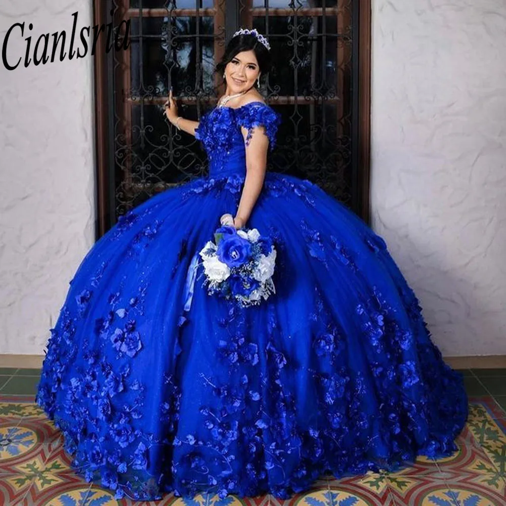 Robes de Quinceanera pour Sweet 15 Year, robe de Rhgonflée sexy, appliques en dentelle, princesse, peu importe, 2023