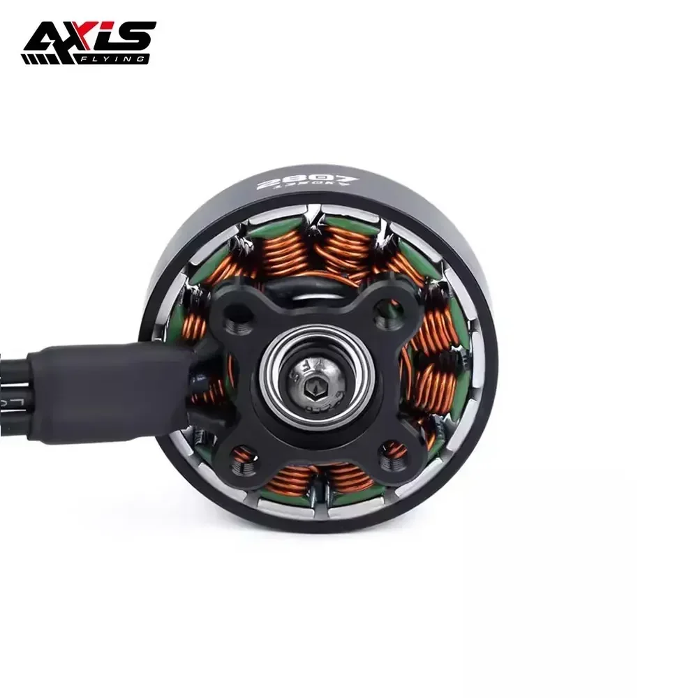 محرك Axisflying AZ2807 1350KV بدون فرش - كثافة طاقة عالية لطائرة رباعية صغيرة حرة FPV مقاس 7 بوصات، مطلوب ESC