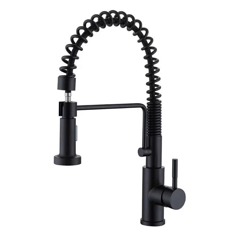صنبور المطبخ الذكي الذي يعمل باللمس، دوران منزلي قابل للسحب