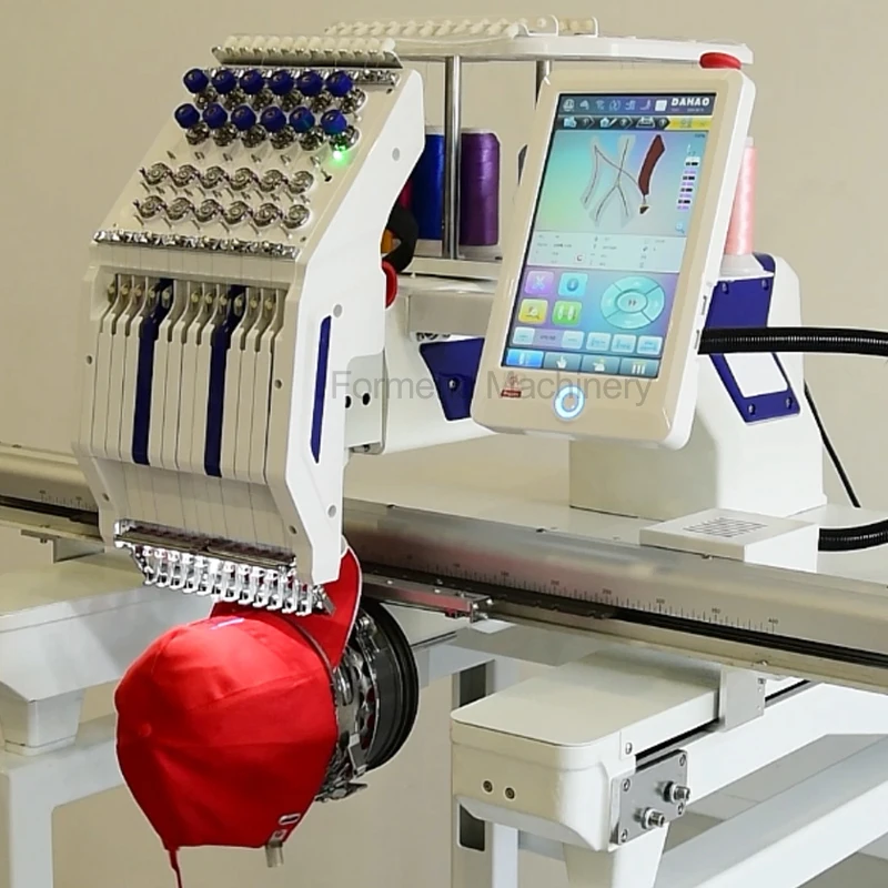 Flexible 12 Garment-Sleeve Embroidery Machine Adaptable Stitching Unit for Fashion Sweatshirts Activewear