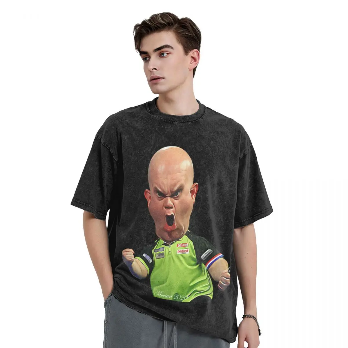 

Michael Van - Darts For Fans T-Shirt cotton graphic tees sublime heavyweights men workout shirt