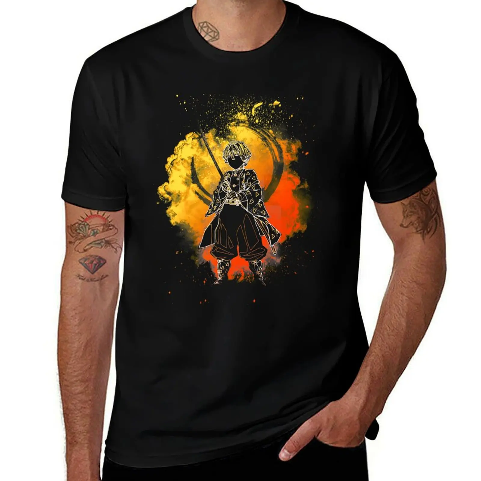 

Soul of the Golden Hunter T-Shirt shirts graphic tees anime clothes street wear vintage anime shirt oversized t shirts for men
