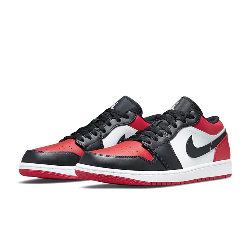 حذاء كرة السلة Jordan Air Jordan 1 منخفض عصري ومتعدد الاستخدامات ومضاد للانزلاق ومتين ومنخفض القطع للرجال