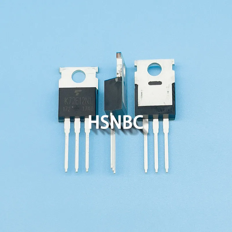 10Pcs/Lot K72E12N1 TK72E12N1 TO-220 120V 72A MOSFET N-Channel Power Transistor 100% New Imported Original