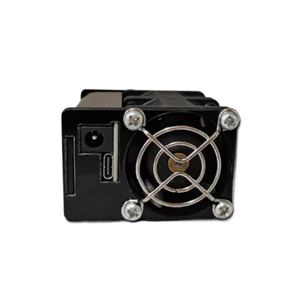 

Powerful Fan With Black Shell 0-100% Stepless Speed Regulation Control Module Fan for Heat Dissipation/Air Blowing/Soldering