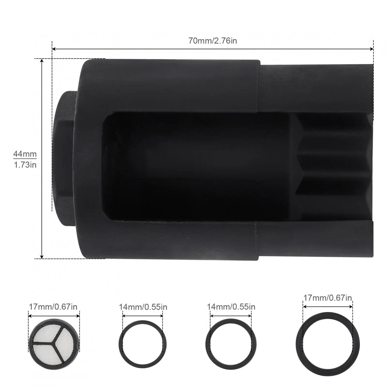 مقبس صمام IPR مع طقم ختم مناسب للمركبات 6.0 لتر ، يحل محل 3c3h9z529a ،-من ، أداة إزالة منظم ضغط الحقن
