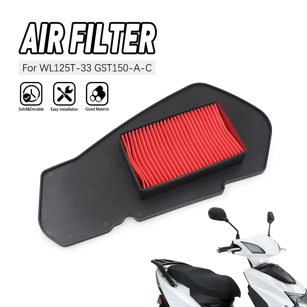 

1 Piece Motorcycle Air Filter Intake Cleaner System For WL125T-33 GST150-A-C