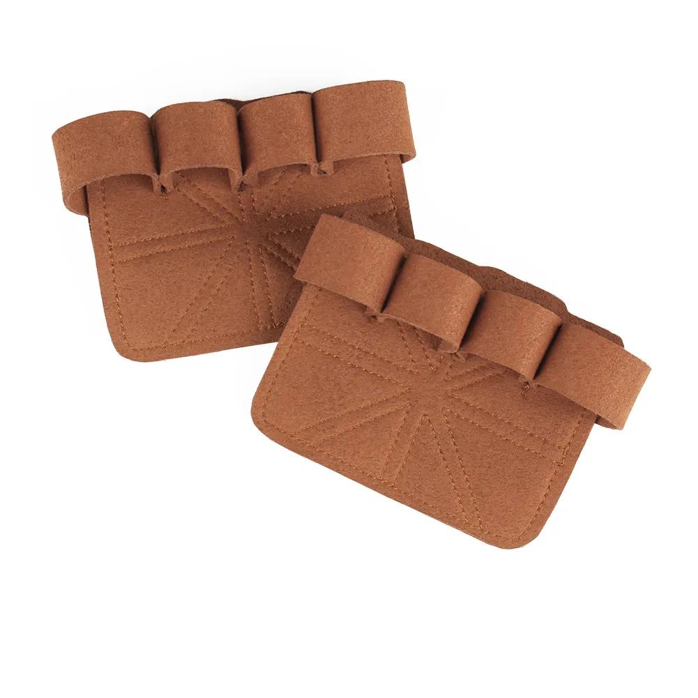 Leather Hand Grips Lifting Palm Pads Glove Protector Great for Gymnastics Pull Up Weightlifting Cross Training Gym Workout