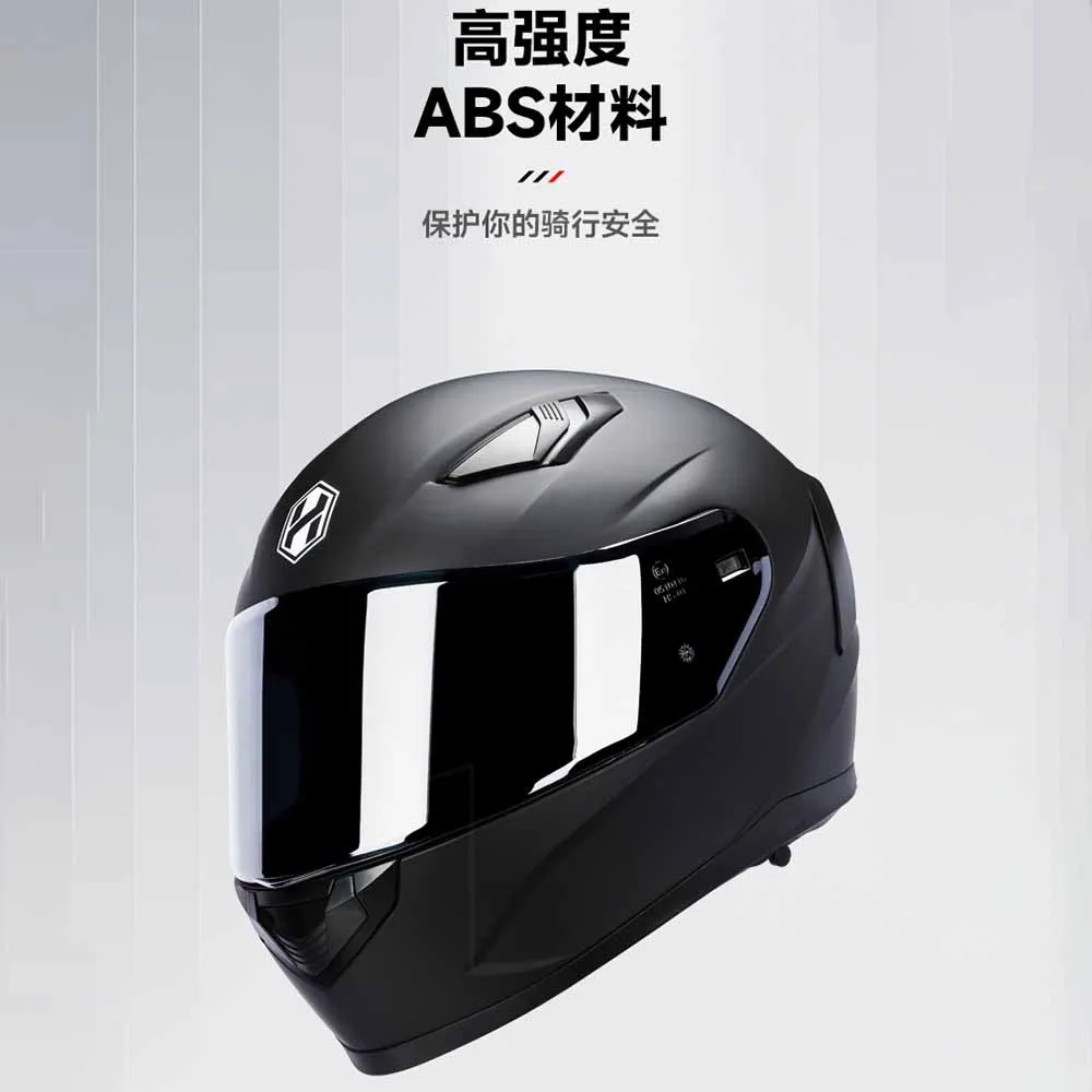 White Full Face Tail Biker Helmets Wear-Resistant Motorcycle Equipment Breathable Head Protection Anti-Fall Motocross Kask M-3XL