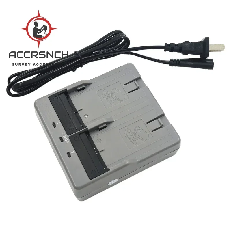 ACCR Brand New Dual Charger CDC77 for Top-con BDC71 BDC72 GM-52 Battery CDC77 Charger for SOK-KIA GM101 IM52 FX101 Total Station