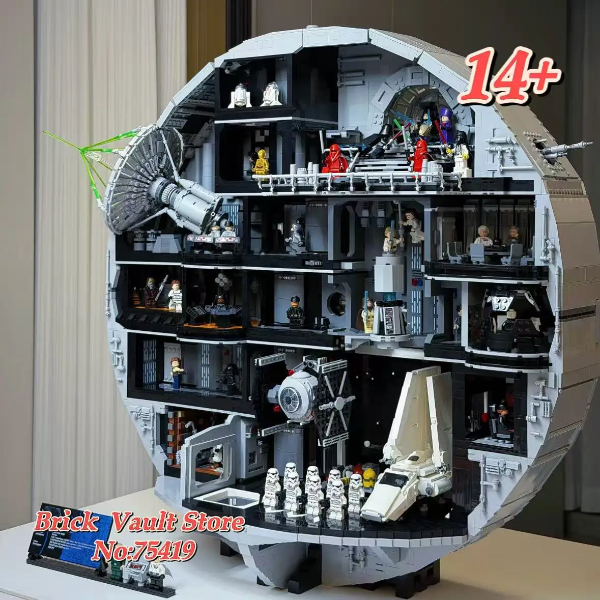 

2026 New Planet Series 75419 Spaceship Death Star Soldier Building Block Toy 9023pcs, Christmas Gift, Birthday Gift