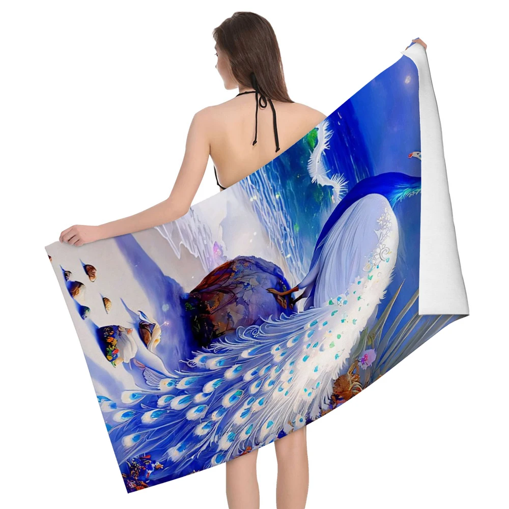 Home bath towels for the body towels Natural Animal Style bath quick drying microfiber beach towel man women large sports towel