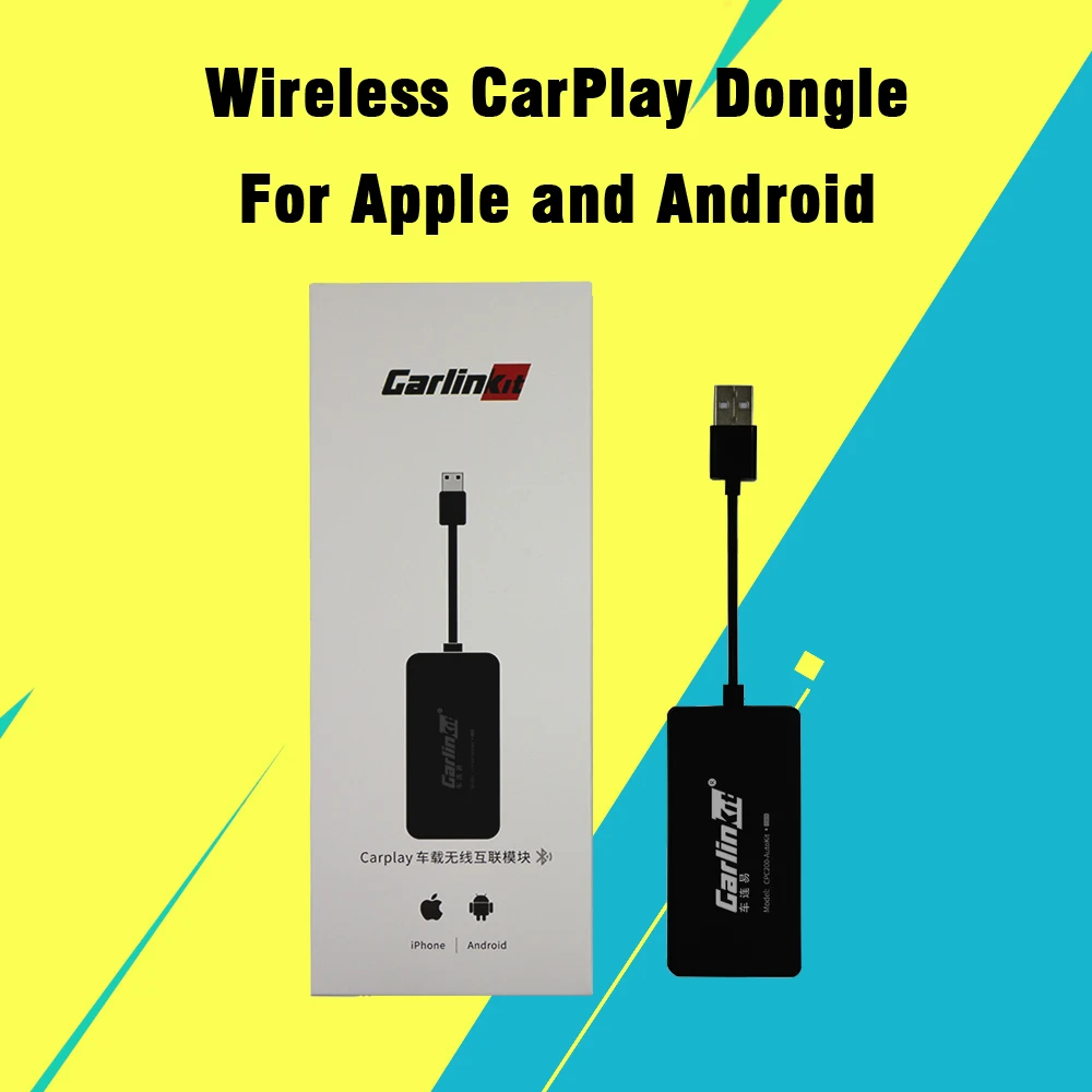 Carlinkit Upgraded Wireless CarPlay Dongle  Android Auto Smart Link USB Dongle Adapter Android Multimedia Player