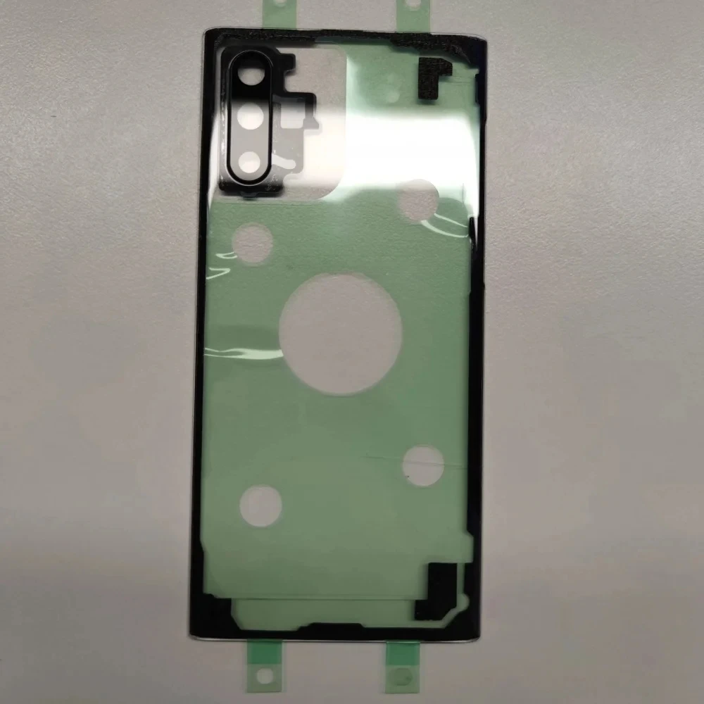 Cubierta trasera de batería transparente para Samsung Galaxy Note 10 N975 N9750, cubierta de lente de cámara