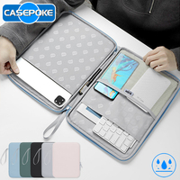 CASEPOKE Tablet Bag 9-13 inch for iPad Accessories Handbag Case for Samsung Lenovo Huawei Xiaomi Sleeve Bag Cover Multi Pockets