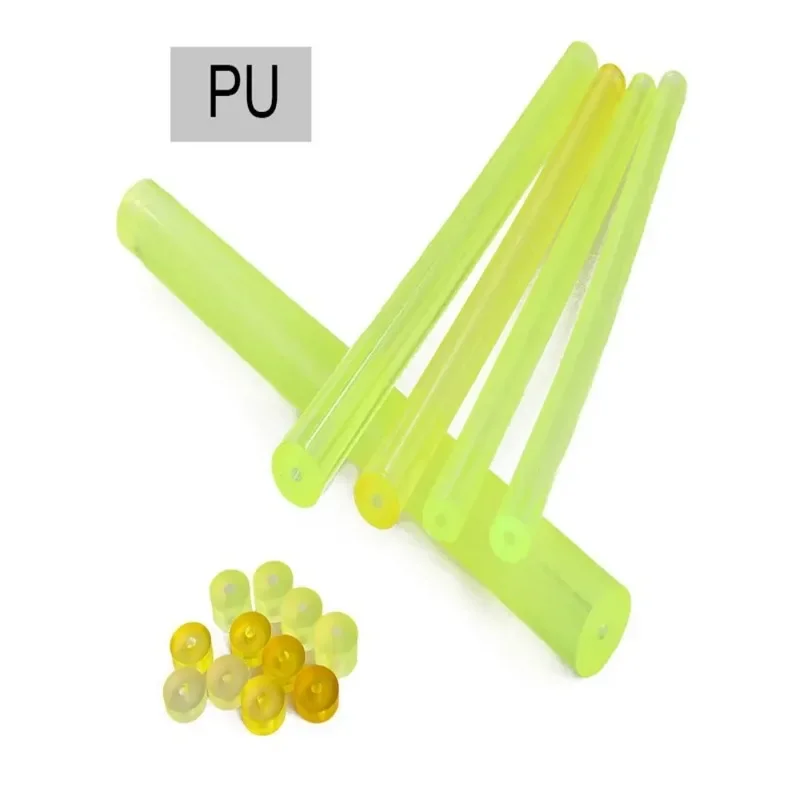 Yellow Polyurethane Hollow Rod Construction Machinery PU Plastic Bar Force Glue Sticks PU Rods Self-defense Stick