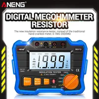 ANENG MH10 Blue Color HD Resistance Meters Ohmmeter Tester 0.1 MΩ- 2000MΩ Insulation Resistance Test Ohmer Gauge Meters Tools