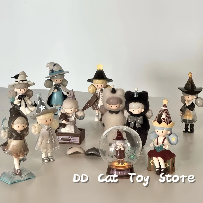 

Новая оригинальная слепая коробка Molinta Chasing Light Series, попкорн, сестра V12, светящаяся фигурка, настольный декор, орнамент, коробка-сюрприз