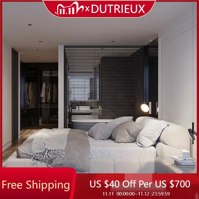 

Aesthetics Minimalist Bed Modern High End American Style Cream Design Bed White Confortable Fashionable Cama De Casal Furniture