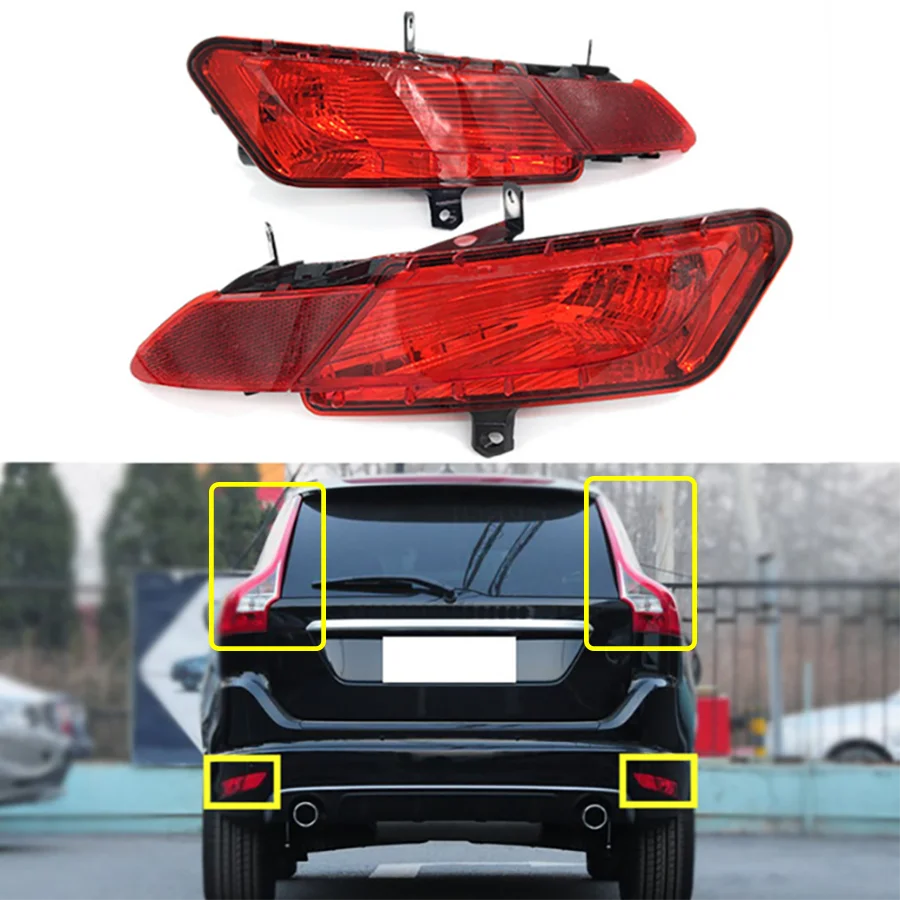 

Rear Tail Light Lamp Rear Brake Turn Siginal Light Taillight Rear Bumper Reflector Lamp Fit For Volvo XC60 2009-2013 2018 2021