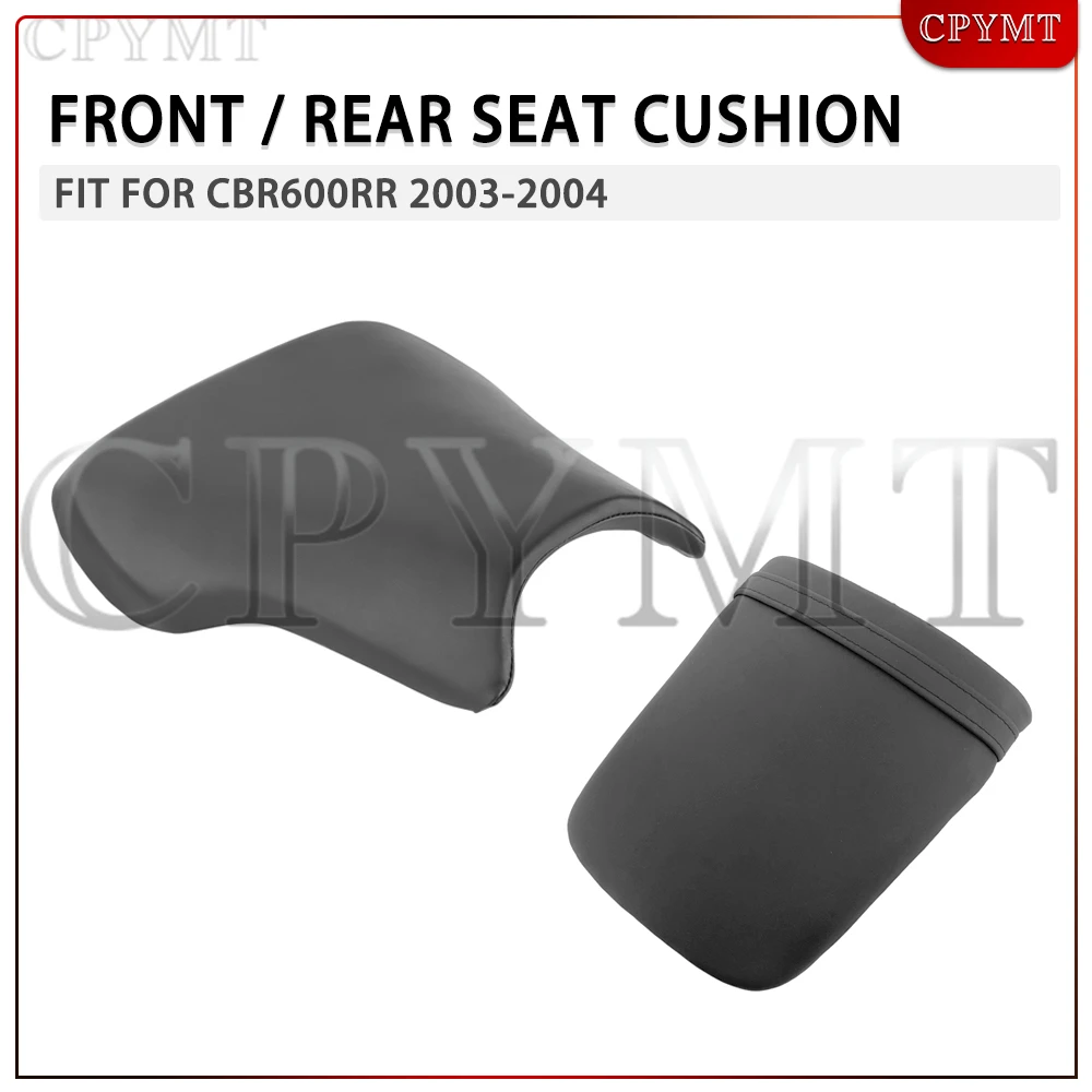 

Motorcycle Front Driver Rider Seat Cushion Pillow Cover / Rear Pillion Passenger Seat Cowl Fit for CBR600RR CBR 600RR 2003 2004