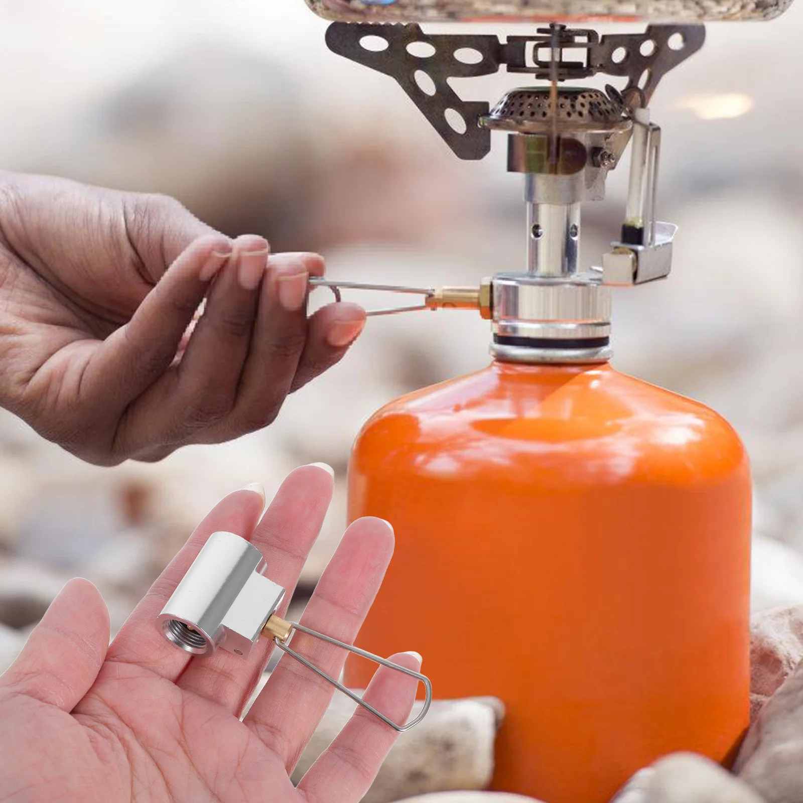 

Gas Tank Converter Head For Small Propane Tanks Portable Camping Furnace Adapter Cooking Replacement Parts Outdoor Supply Stove