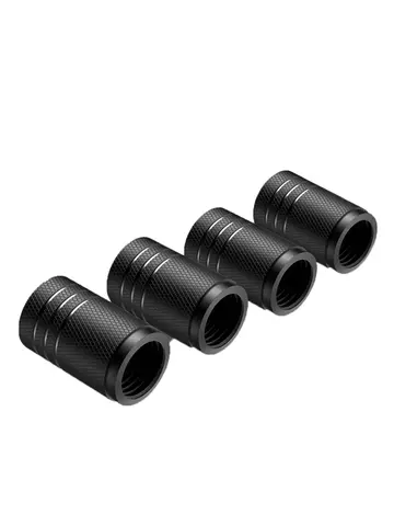 4Pcs Car Tire Valve Stems Cap Knurling Style Tire Valve Cap Aluminum Tire Wheel Stem Air Valve Cap car Universal accessories