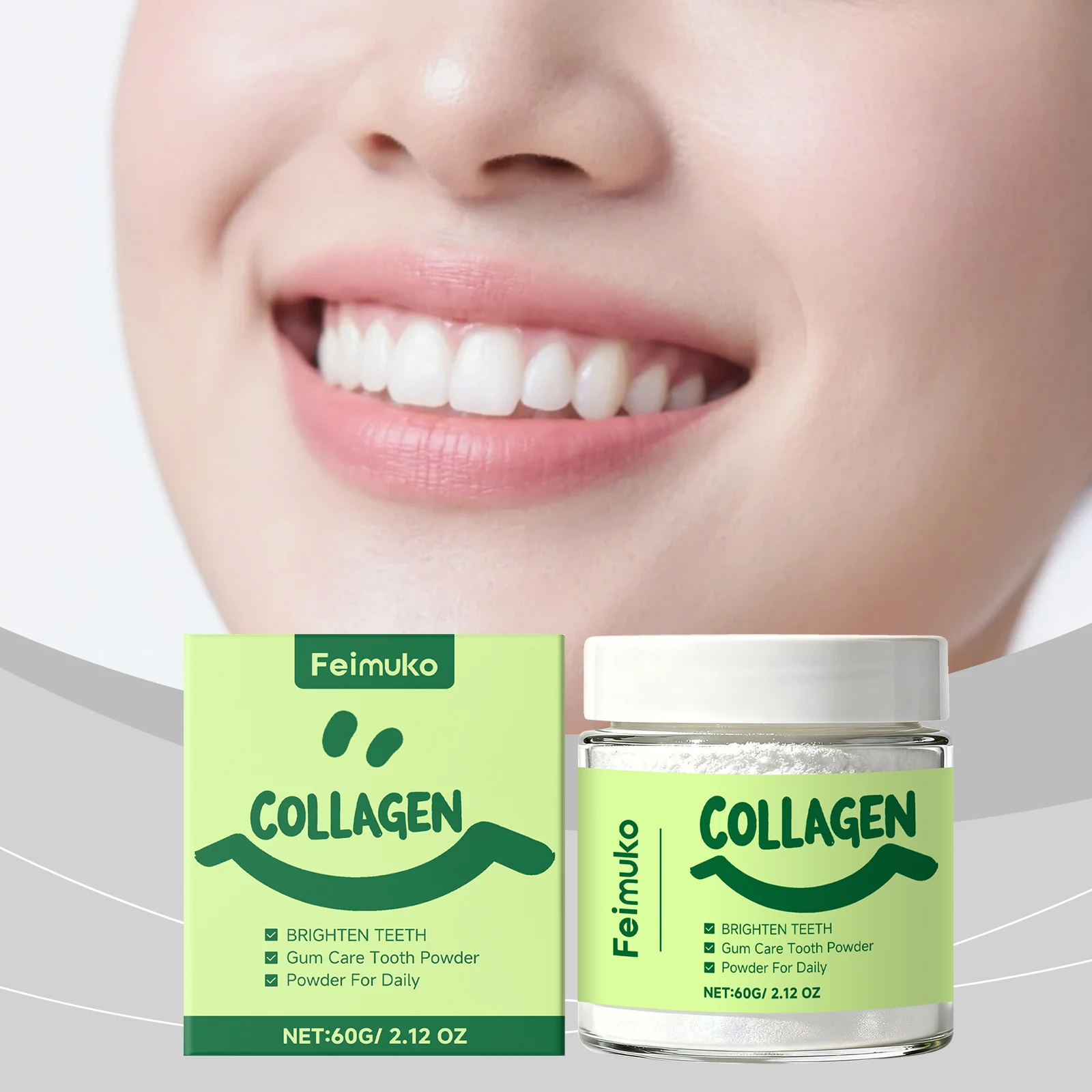 Cleaning Tooth Powder - Mild Formula, Plaque-Fighting, Deep Cleaning, All-Day Fresh Breath, Sensitive Teeth Friendly