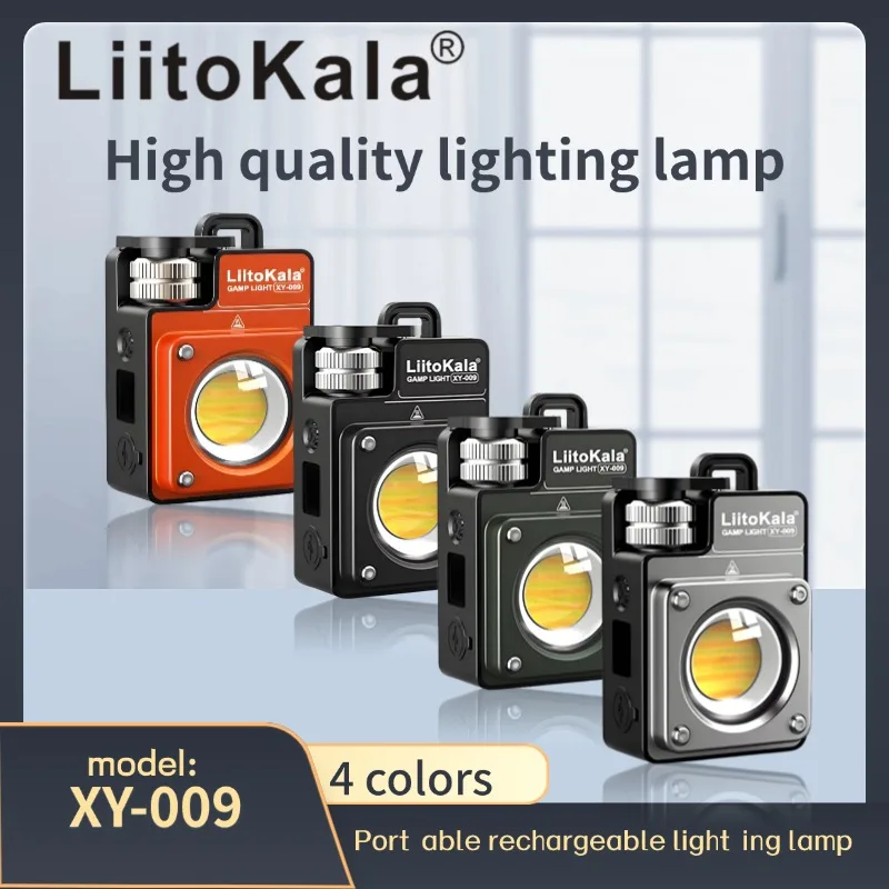 LiitoKala 3500LM infinite dimming camping light work light 2700K-6900K color temperature suitable for outdoor camping