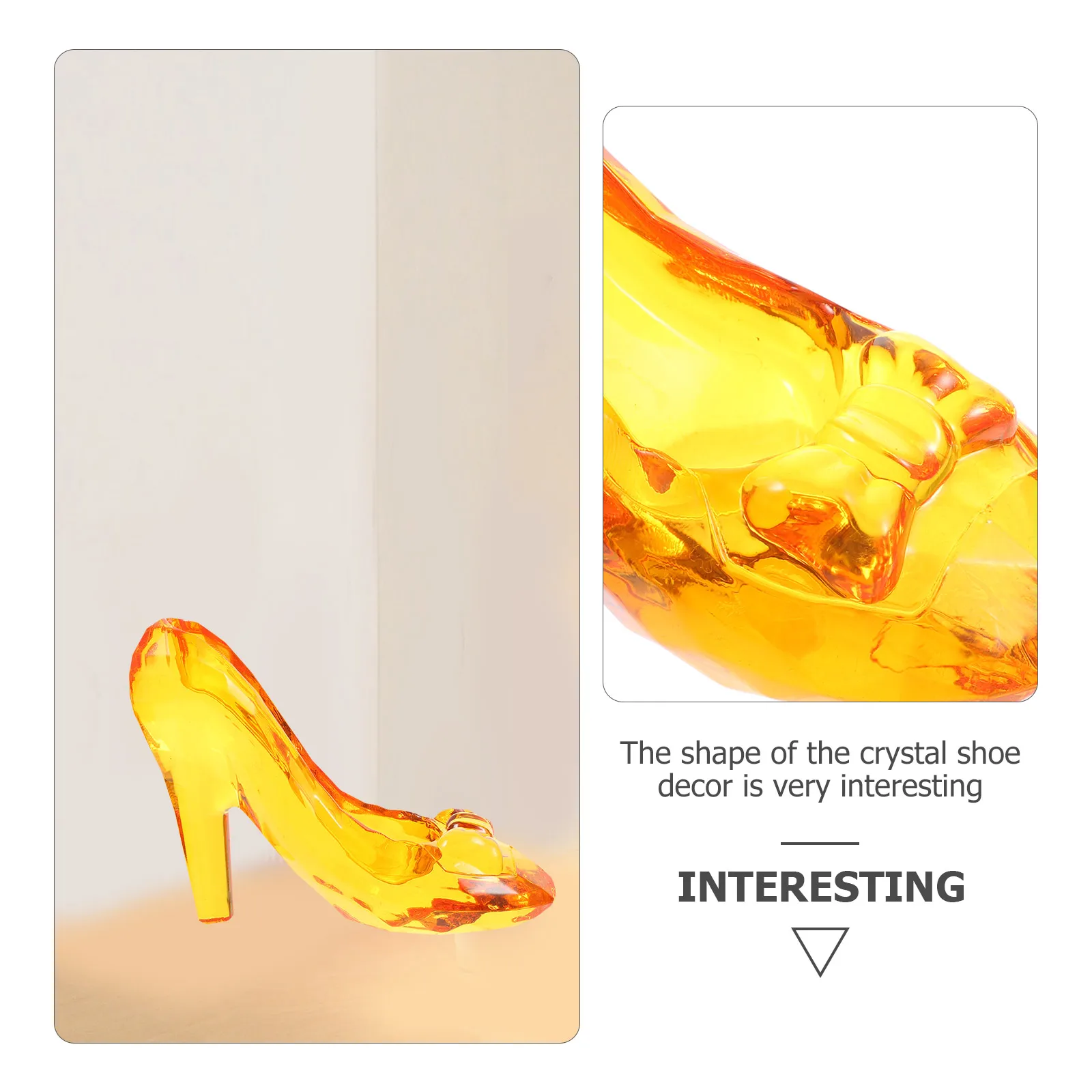 

Crystal High Heels for Women Shoe Decor Ornament Cave Decoration Dancing Shoes Woman